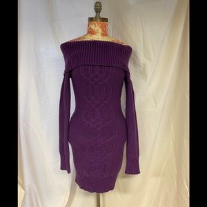 Winter sweater dress